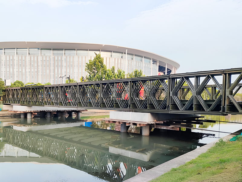 CB 200 Bailey Bridge Četveroredni jednoslojni ojačani Bailey Bridge